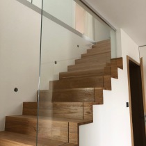 Glas Treppen Geländer